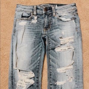 AMERICAN EAGLE SUPER SUPER STRETCH SKINNY JEANS